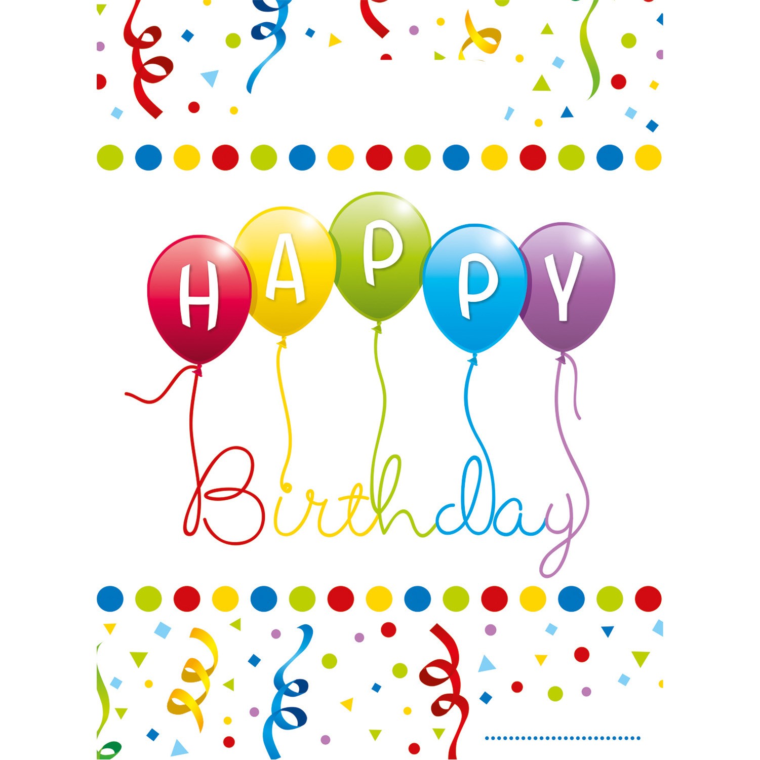 Парти Честит Рожден Ден и Балони - подаръчни торбички 6бр.