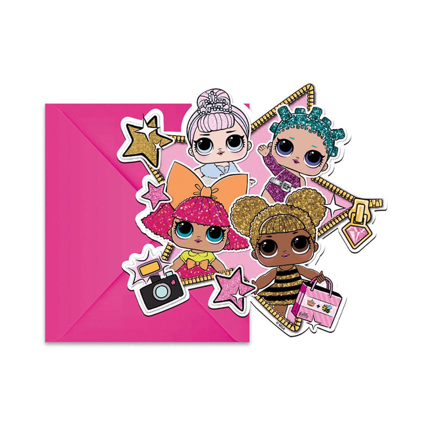 ЛОЛ - покани 6бр.