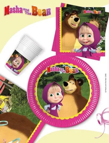 Maша и мечока - покривка 120см/180см